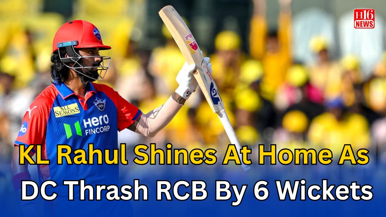 KL Rahul Shines At Home As DC Thrash RCB By 6 Wickets